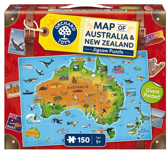 Orchard - Map of Australia & New Zealand Puzzle