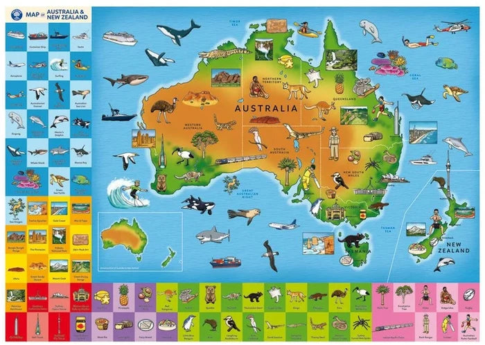 Orchard - Map of Australia & New Zealand Puzzle