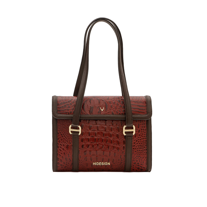 Orly-02 Marsala Leather Shoulder Bag