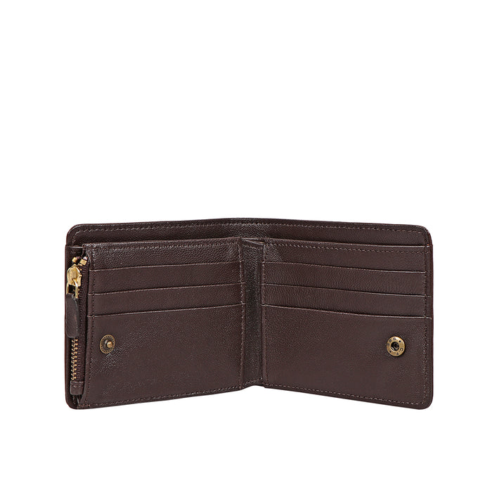 Oshunw2 Brown Leather Bi-Fold Wallet