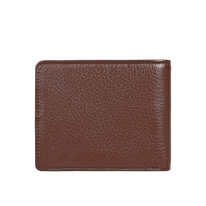 Oshunw2 Brown Leather Bi-Fold Wallet