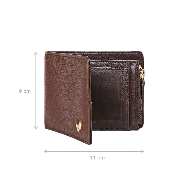 Oshunw2 Brown Leather Bi-Fold Wallet
