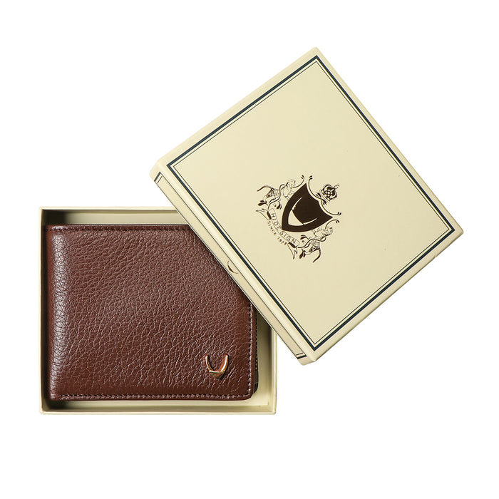 Oshunw2 Brown Leather Bi-Fold Wallet