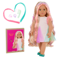 Our Generation 18" Hair Grow Doll Tessie & Accessories