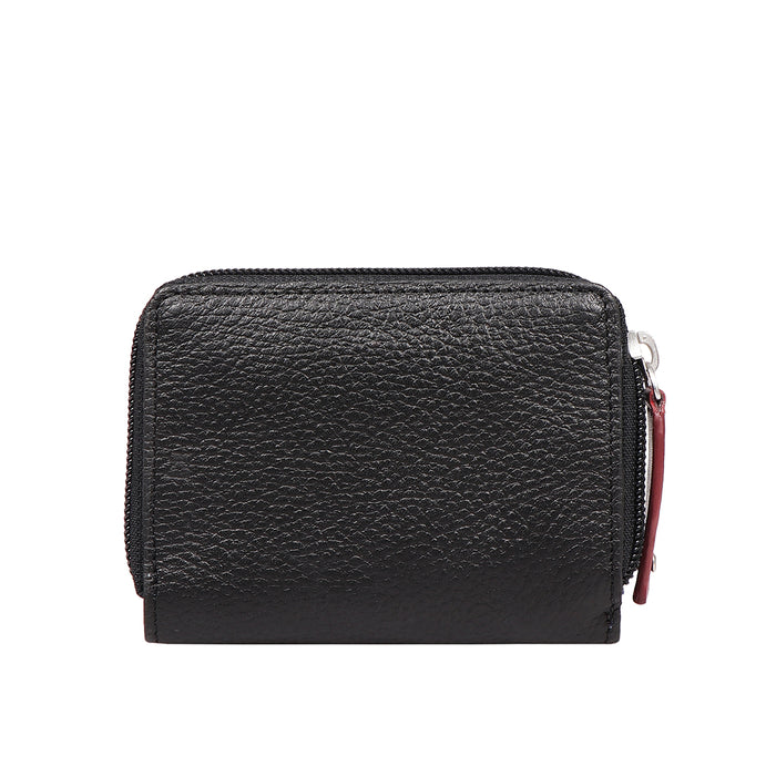 Ovalle W5 Black Leather Pocket Wallet