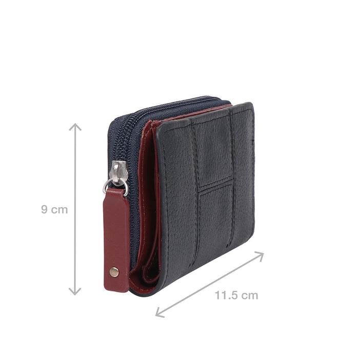 Ovalle W5 Blue Leather Pocket Wallet