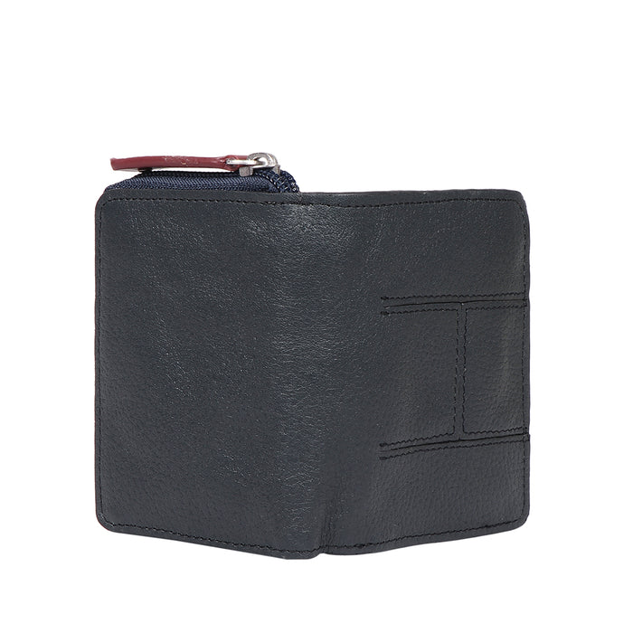 Ovalle W5 Blue Leather Pocket Wallet