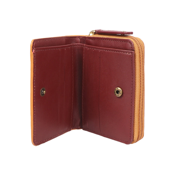 Ovalle W5 Yellow Leather Pocket Wallet