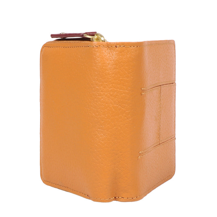 Ovalle W5 Yellow Leather Pocket Wallet