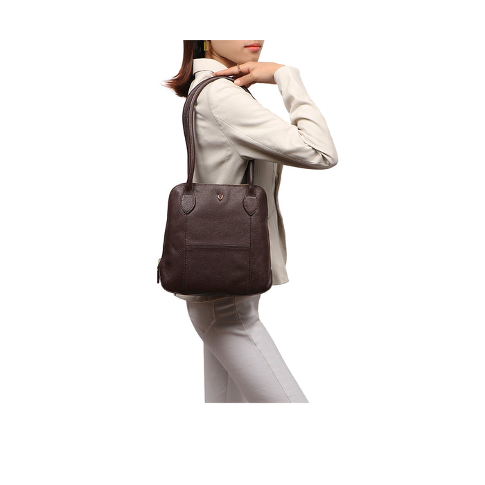 Ovave 01 Brown Leather Shoulder Bag