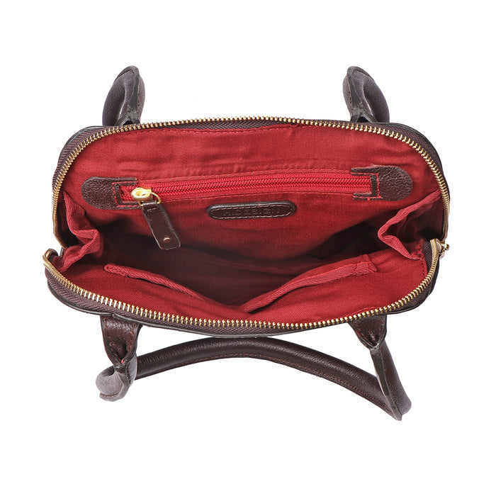 Ovave 01 Brown Leather Shoulder Bag