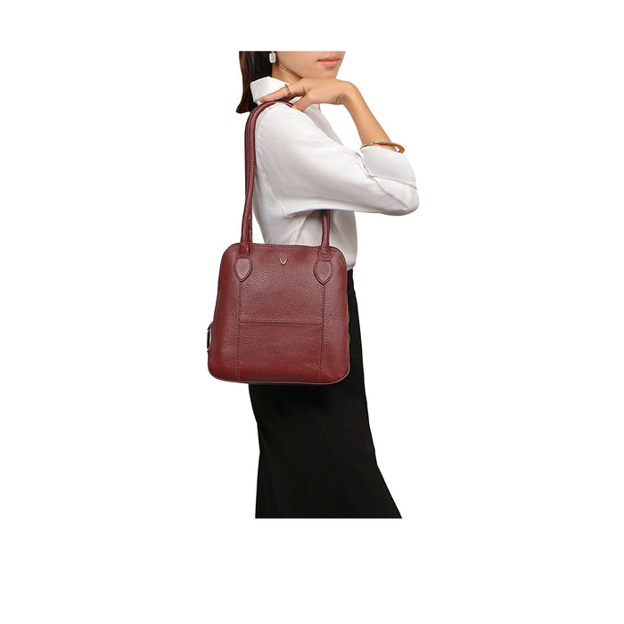 Ovave 01 Red Leather Shoulder Bag