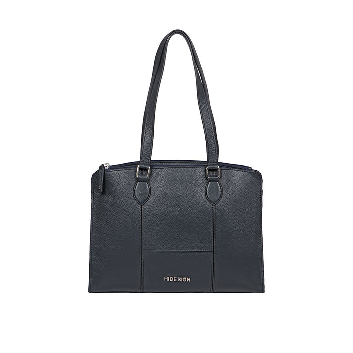 Ovave 03 Blue Leather Tote Bag