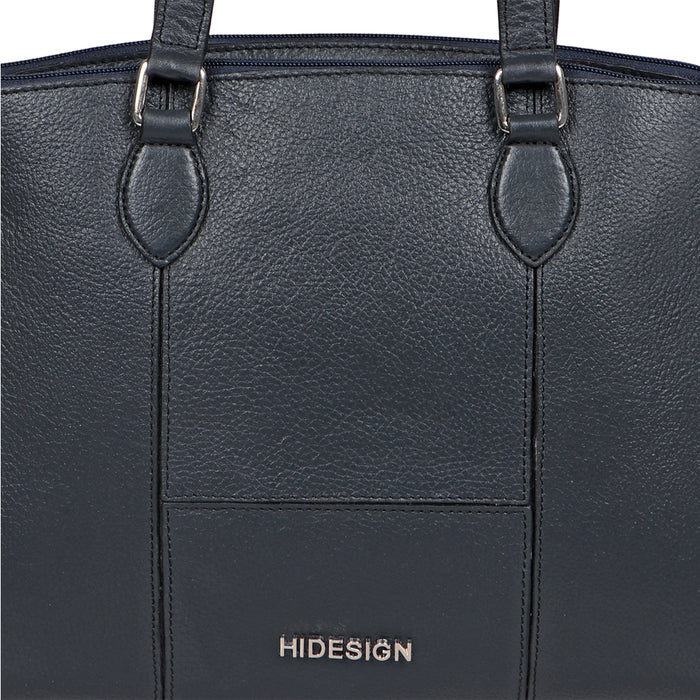 Ovave 03 Blue Leather Tote Bag