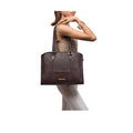 Ovave 03 Brown Leather Tote Bag