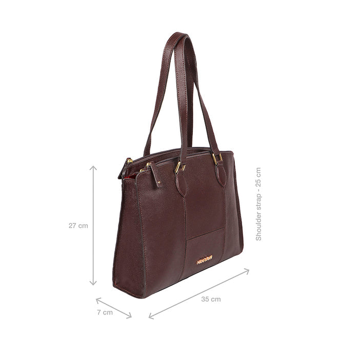 Ovave 03 Brown Leather Tote Bag