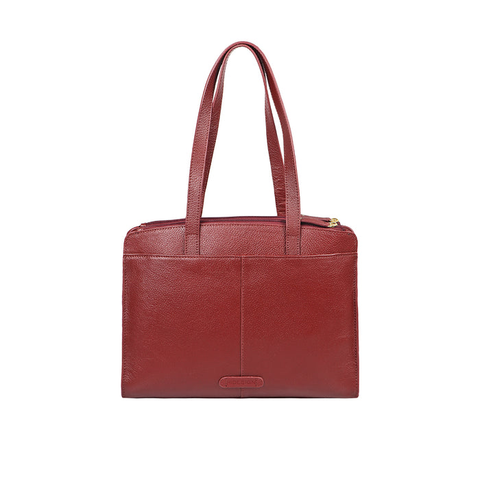 Ovave 03 Red Leather Tote Bag
