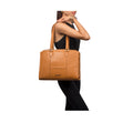 Ovave 03 Yellow Leather Tote Bag