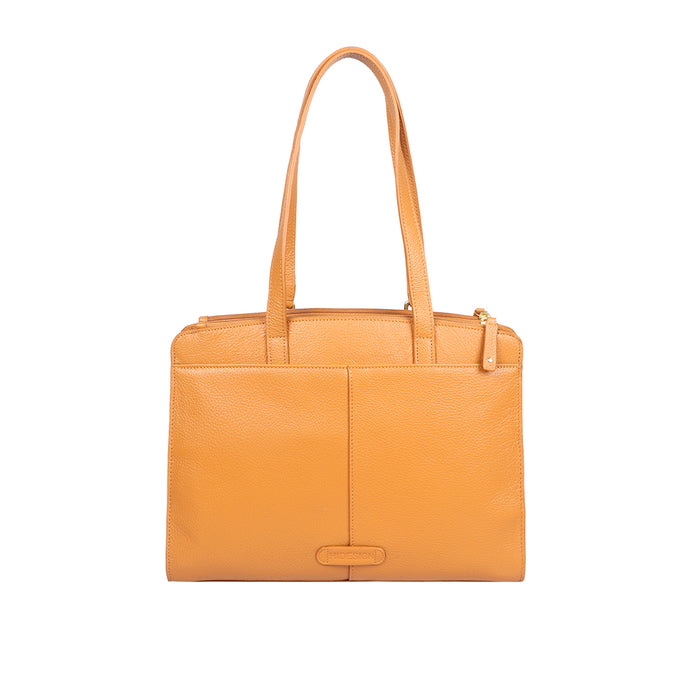 Ovave 03 Yellow Leather Tote Bag