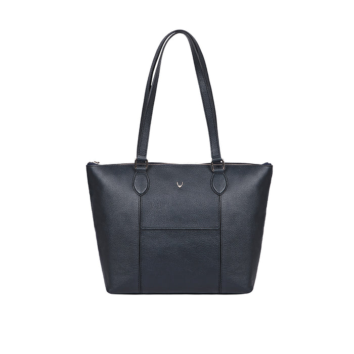 Ovave 04 Blue Leather Tote Bag