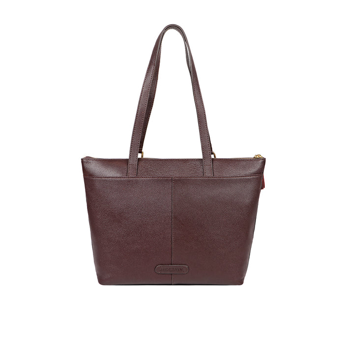 Ovave 04 Brown Leather Tote Bag