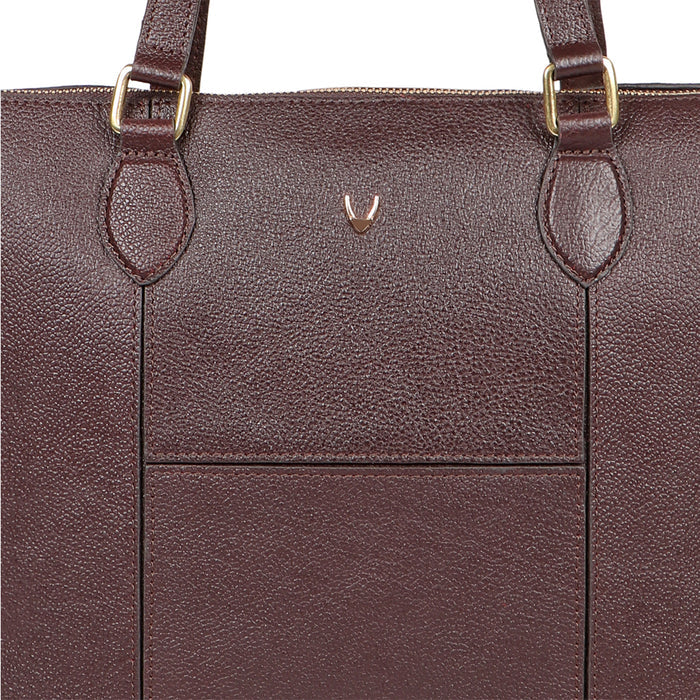 Ovave 04 Brown Leather Tote Bag