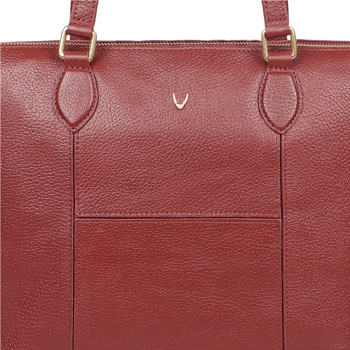 Ovave 04 Red Leather Tote Bag