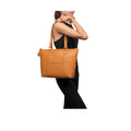 Ovave 04 Yellow Leather Tote Bag