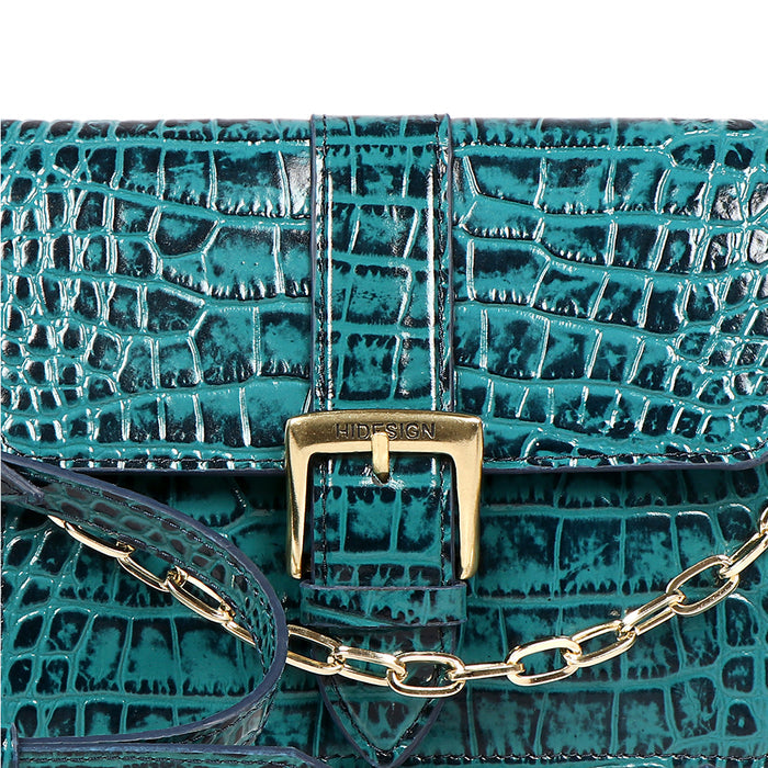 Oxford 01 Blue Leather Sling Bag