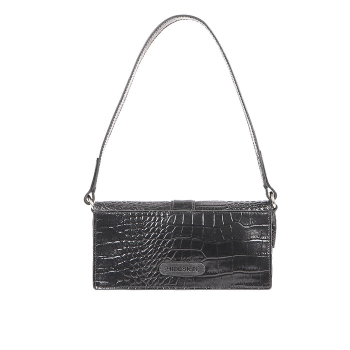 Oxford 02 Black Leather Shoulder Bag