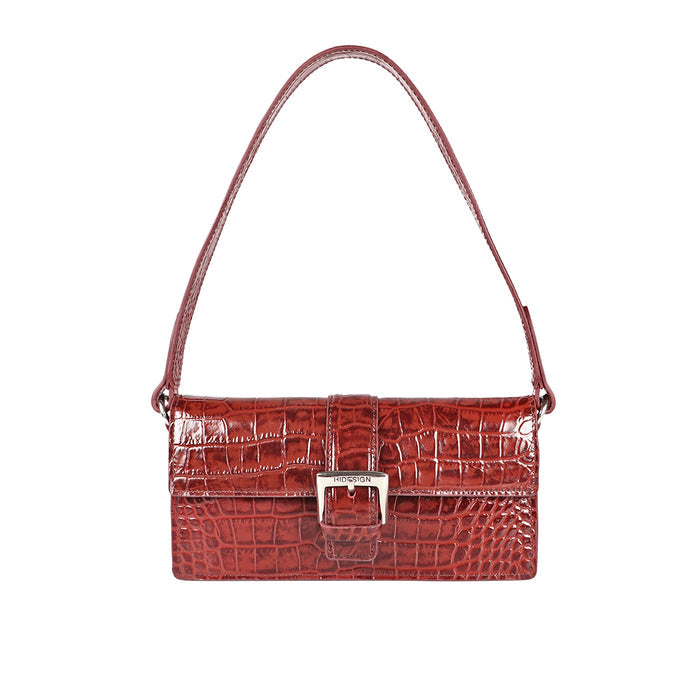 Oxford 02 Red Leather Shoulder Bag
