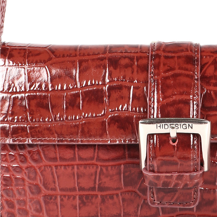 Oxford 02 Red Leather Shoulder Bag