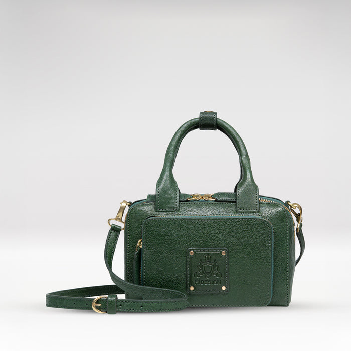 Palais 01 Green Leather Crossbody