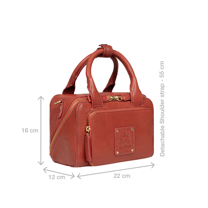 Palais 01 Red Leather Crossbody