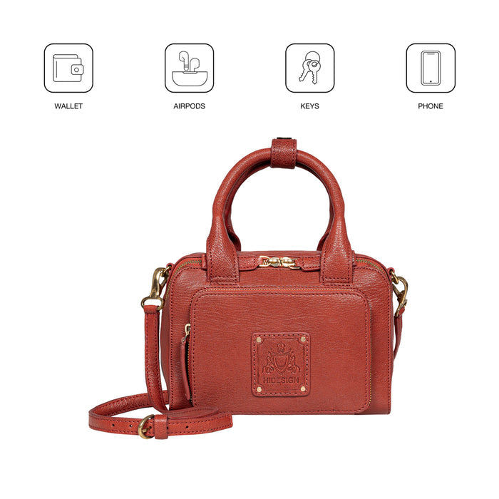 Palais 01 Red Leather Crossbody