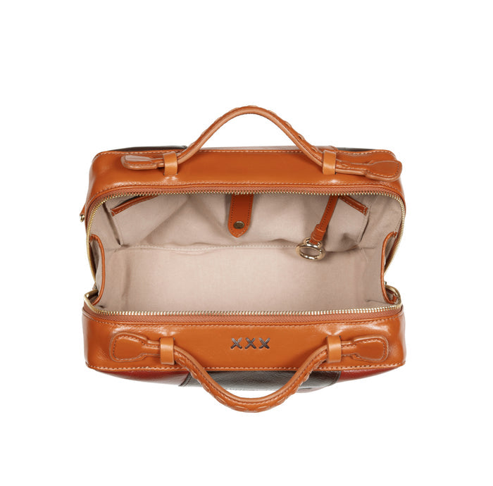 Palais 02 Orange Leather Crossbody