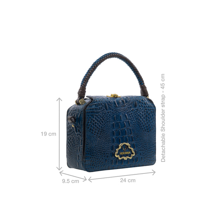 Palazzo 01 Blue Leather Sling Bag