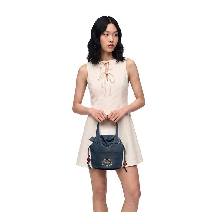 Palazzo 02 Blue Leather Sling Bag