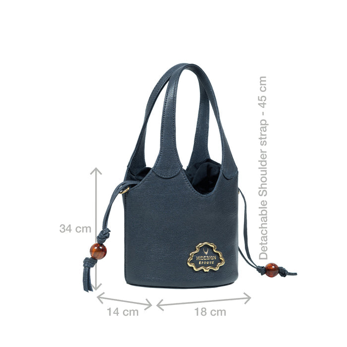 Palazzo 02 Blue Leather Sling Bag