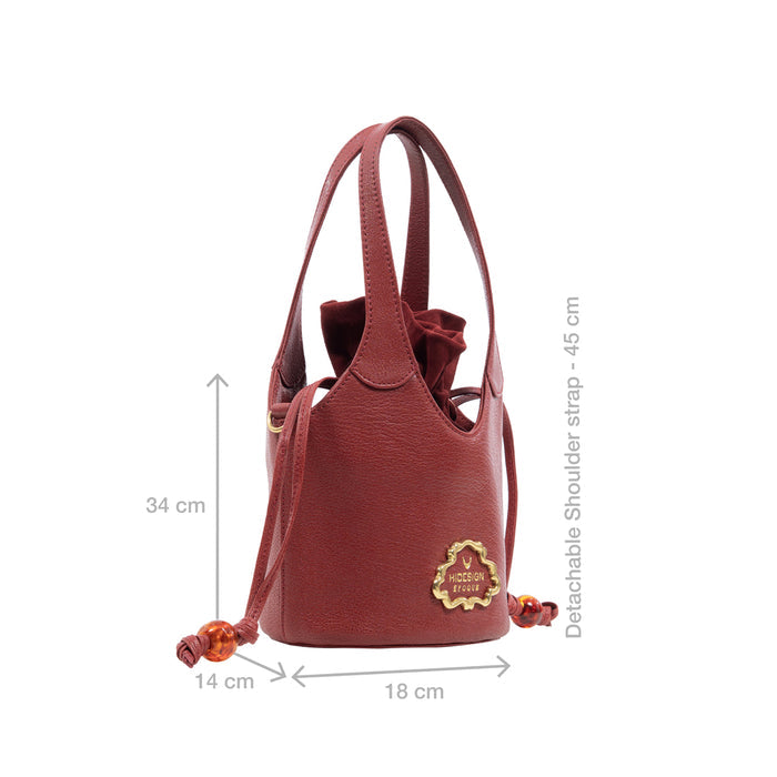 Palazzo 02 Red Leather Sling Bag
