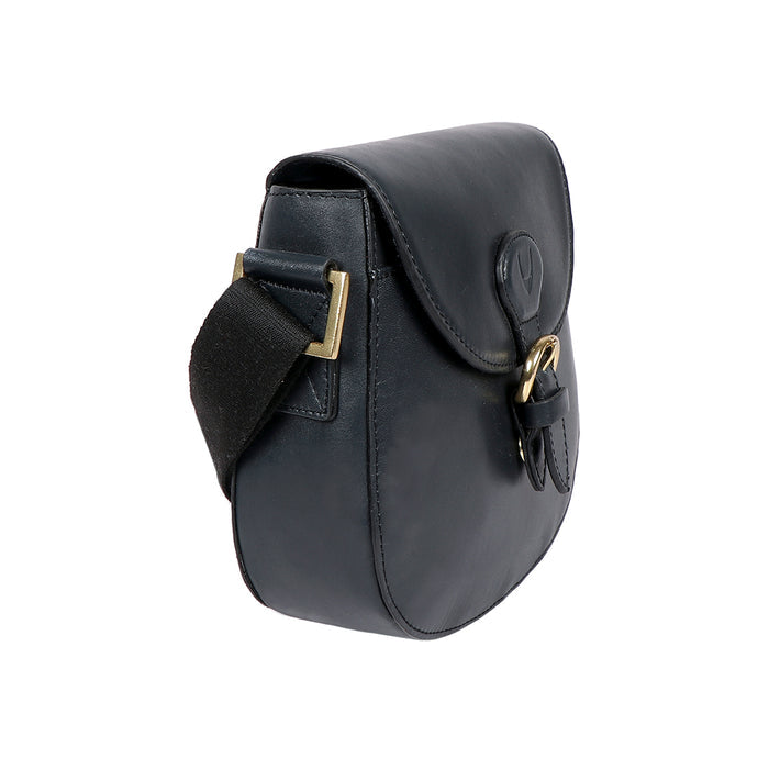 Pampas 01 Blue Leather Crossbody