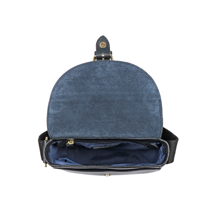 Pampas 01 Blue Leather Crossbody