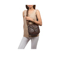 Pampas 01 Brown Leather Crossbody
