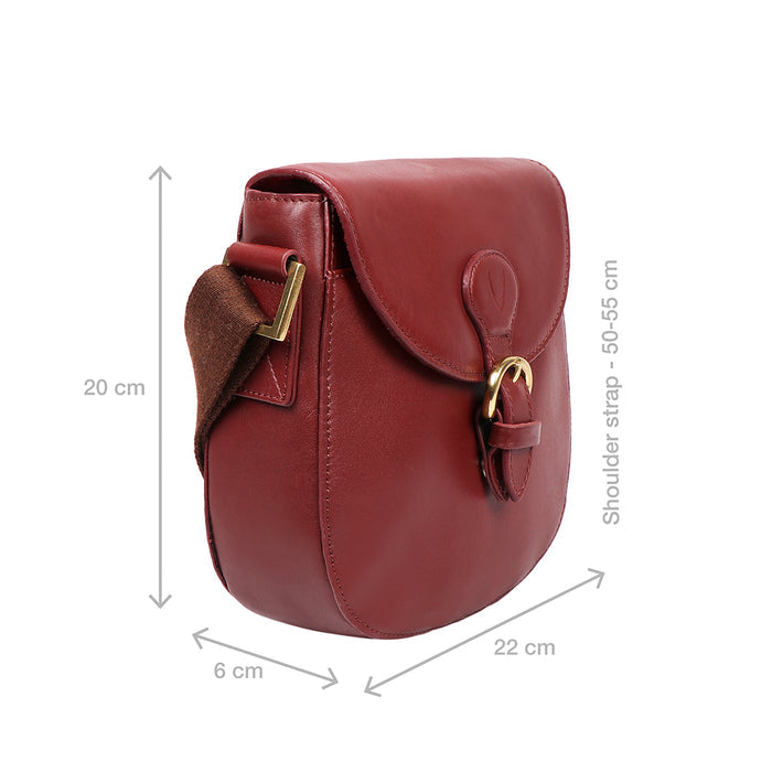 Pampas 01 Marsala Leather Crossbody