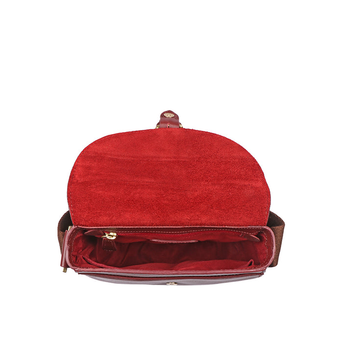 Pampas 01 Marsala Leather Crossbody