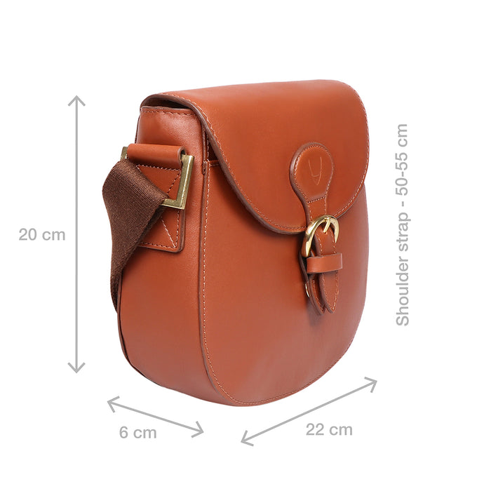Pampas 01 Tan Leather Crossbody