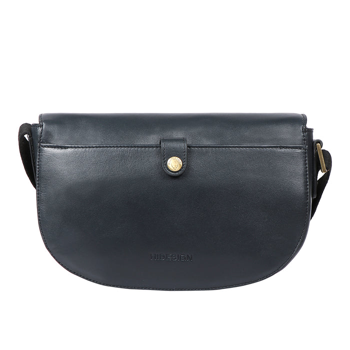 Pampas 02 Blue Leather Sling Bag