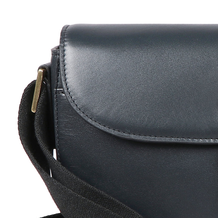 Pampas 02 Blue Leather Sling Bag