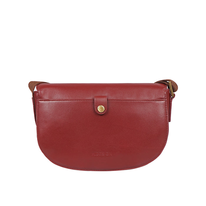 Pampas 02 Marsala Leather Sling Bag