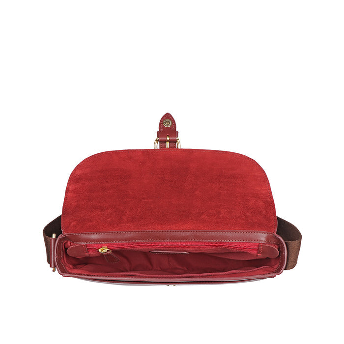 Pampas 02 Marsala Leather Sling Bag